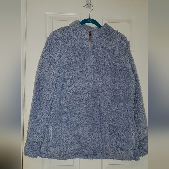 Weatherproof Icy Blue Pullover with Pockets EUC Sz XXL - Picture 1 of 3